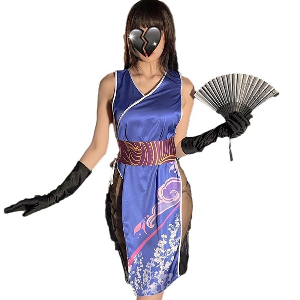 5180 sexy Chinese style cheongsam cosplay lace patchwork hollow out Chinese